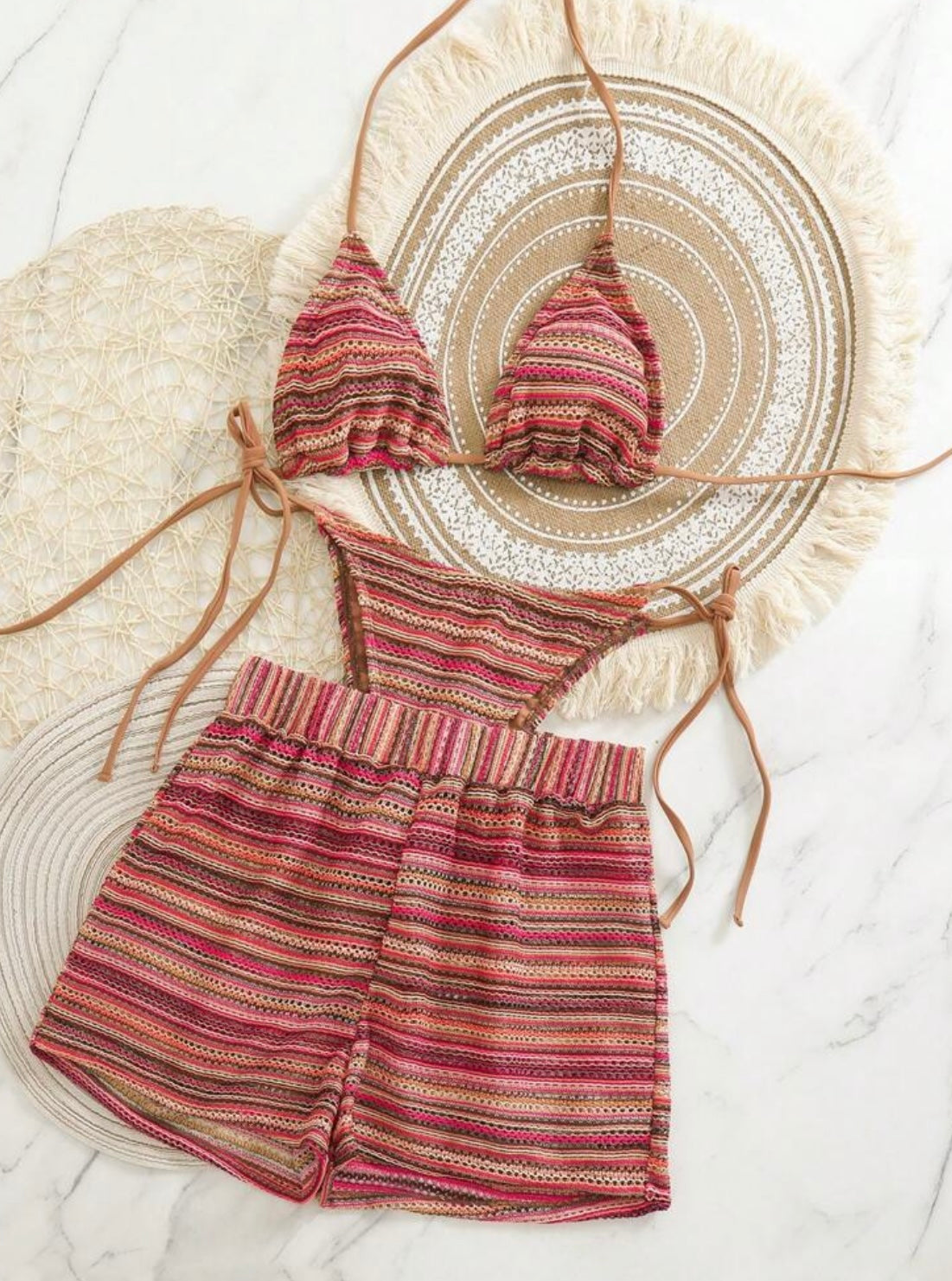 Costume 3 pezzi crochet